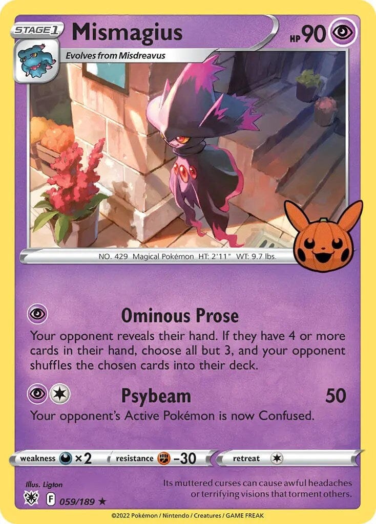 Mismagius (059/189) [Trick or Trade] Pokemon Single Pokémon  | Multizone: Comics And Games
