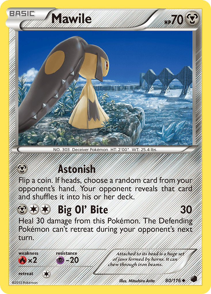 Mawile (80/116) [Black & White: Plasma Freeze] Pokemon Single Pokémon  | Multizone: Comics And Games