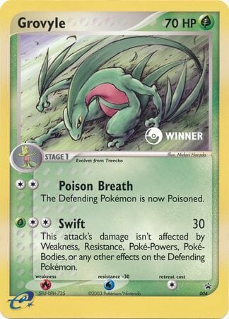 Grovyle (004) (Jumbo Card) [Nintendo: Black Star Promos] Pokemon Single Pokémon  | Multizone: Comics And Games