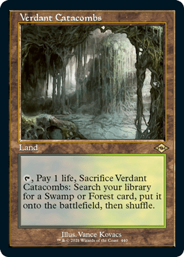 Verdant Catacombs (Retro Foil Etched) [Modern Horizons 2] MTG Single Magic: The Gathering  | Multizone: Comics And Games