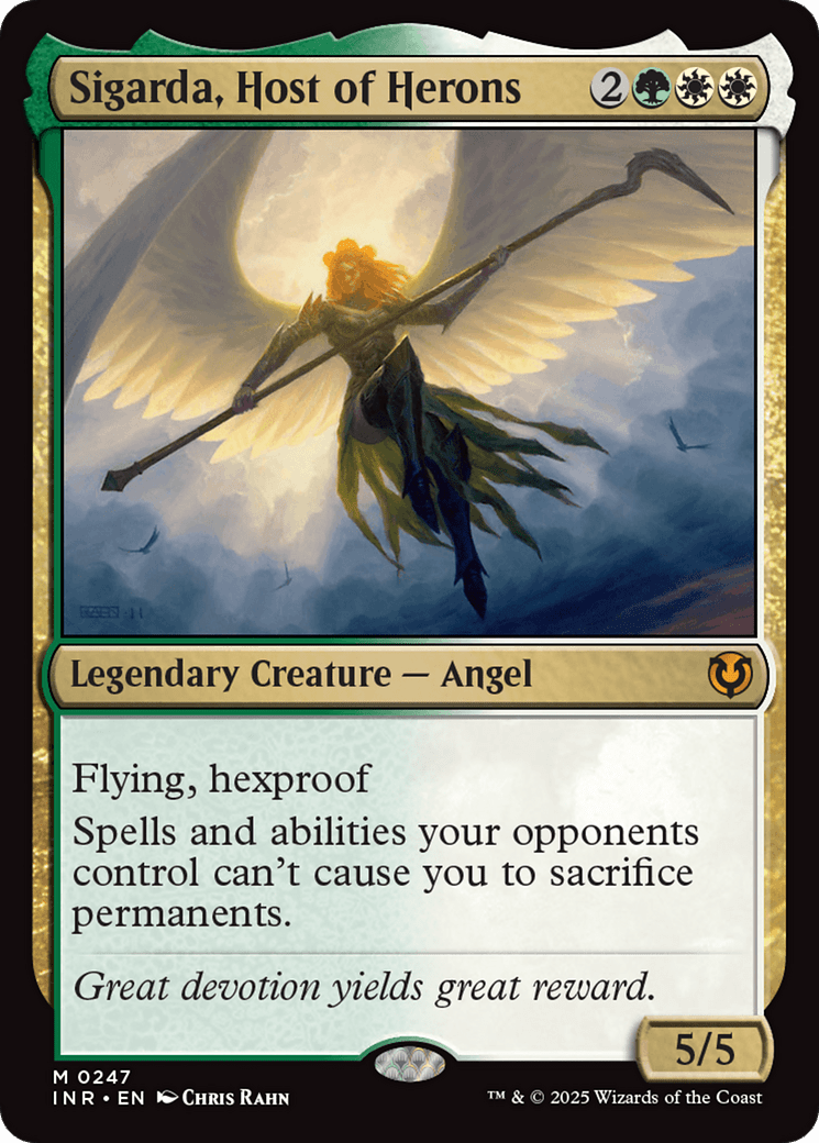 Sigarda, Host of Herons (Retro Frame) [Innistrad Remastered] MTG Single Magic: The Gathering  | Multizone: Comics And Games