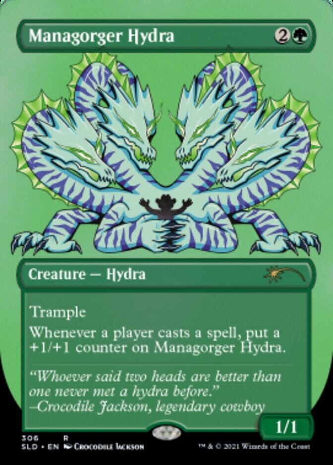 Managorger Hydra (Borderless) [Secret Lair Drop Series] MTG Single Magic: The Gathering  | Multizone: Comics And Games