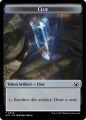 Golem // Clue Double-Sided Token [March of the Machine Commander Tokens] MTG Single Magic: The Gathering  | Multizone: Comics And Games