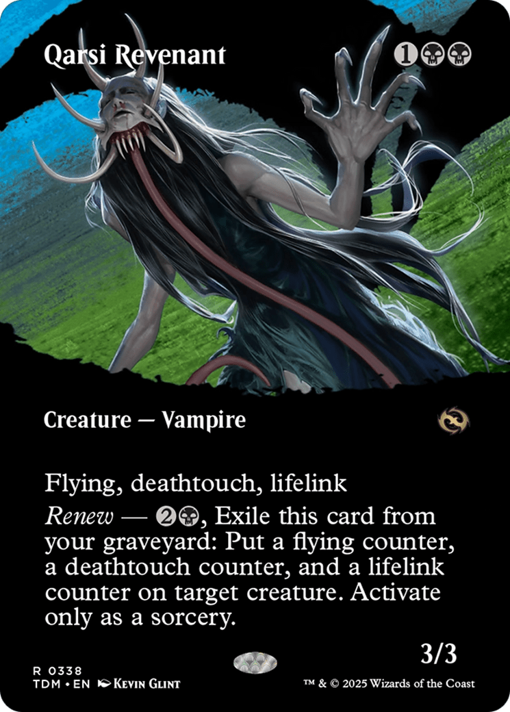 Qarsi Revenant (Borderless) [Tarkir: Dragonstorm] MTG Single Magic: The Gathering  | Multizone: Comics And Games