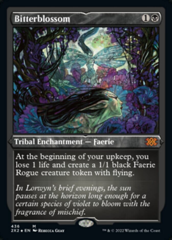 Bitterblossom (Foil Etched) [Double Masters 2022] MTG Single Magic: The Gathering  | Multizone: Comics And Games
