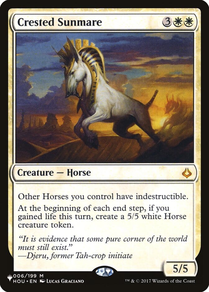 Crested Sunmare [The List] MTG Single Magic: The Gathering  | Multizone: Comics And Games