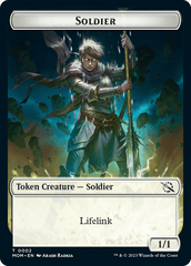 Soldier // Knight Double-Sided Token [March of the Machine Tokens] MTG Single Magic: The Gathering  | Multizone: Comics And Games