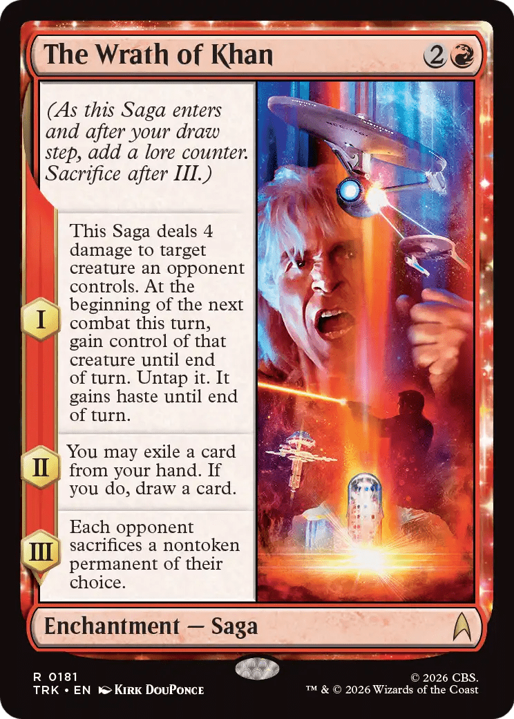 The Wrath of Khan [Star Trek] MTG Single Magic: The Gathering  | Multizone: Comics And Games