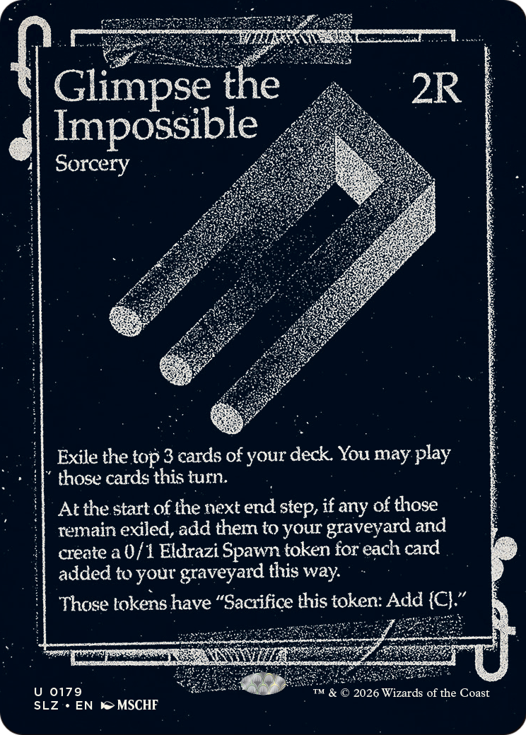 Glimpse the Impossible (0179) [Secret Lair x MSCHF: The Zeta Set] | Multizone: Comics And Games