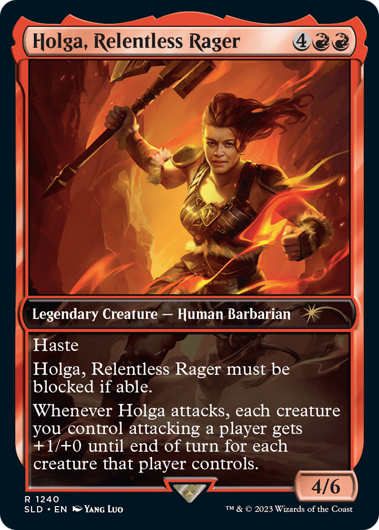 Holga, Relentless Rager [Secret Lair Drop Series] MTG Single Magic: The Gathering  | Multizone: Comics And Games