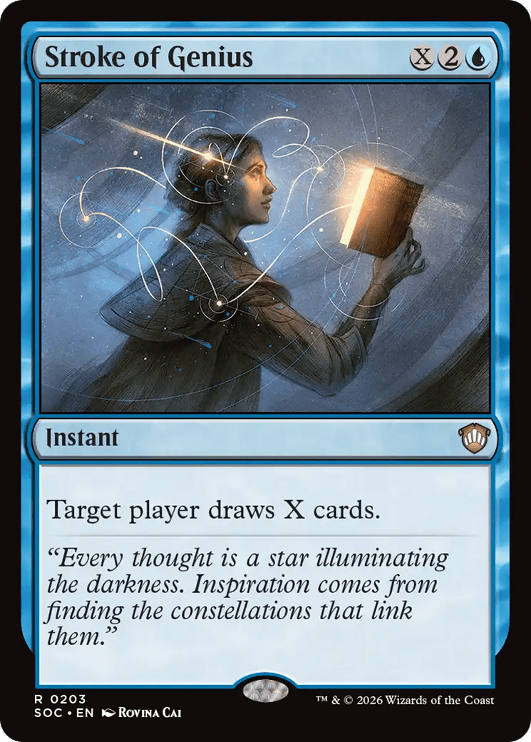 Stroke of Genius [Secrets of Strixhaven Commander] MTG Single Magic: The Gathering  | Multizone: Comics And Games
