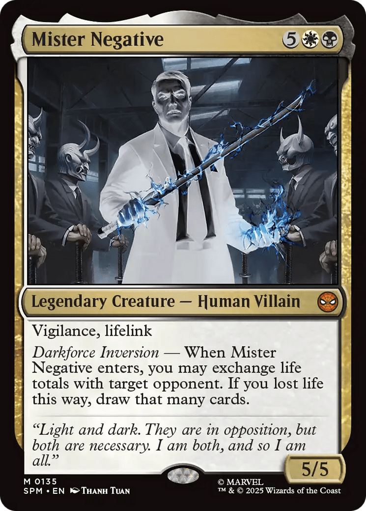 Mister Negative [Marvel's Spider-Man] MTG Single Magic: The Gathering  | Multizone: Comics And Games