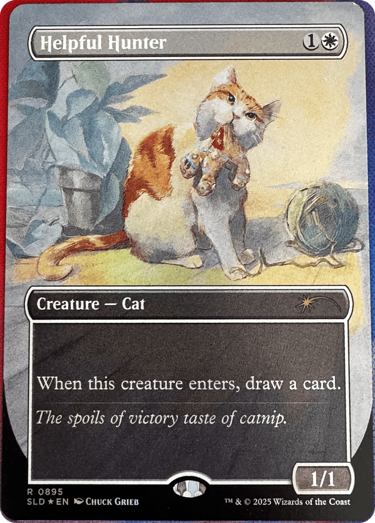Helpful Hunter (0895) [Secret Lair Drop Series] MTG Single Magic: The Gathering  | Multizone: Comics And Games