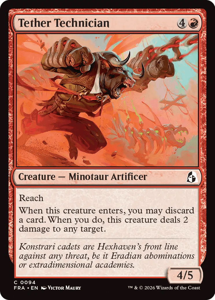 Tether Technician [Reality Fracture] MTG Single Magic: The Gathering  | Multizone: Comics And Games