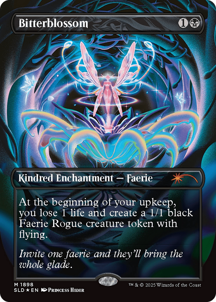 Bitterblossom (Double Rainbow Foil) [Secret Lair Drop Series] MTG Single Magic: The Gathering  | Multizone: Comics And Games