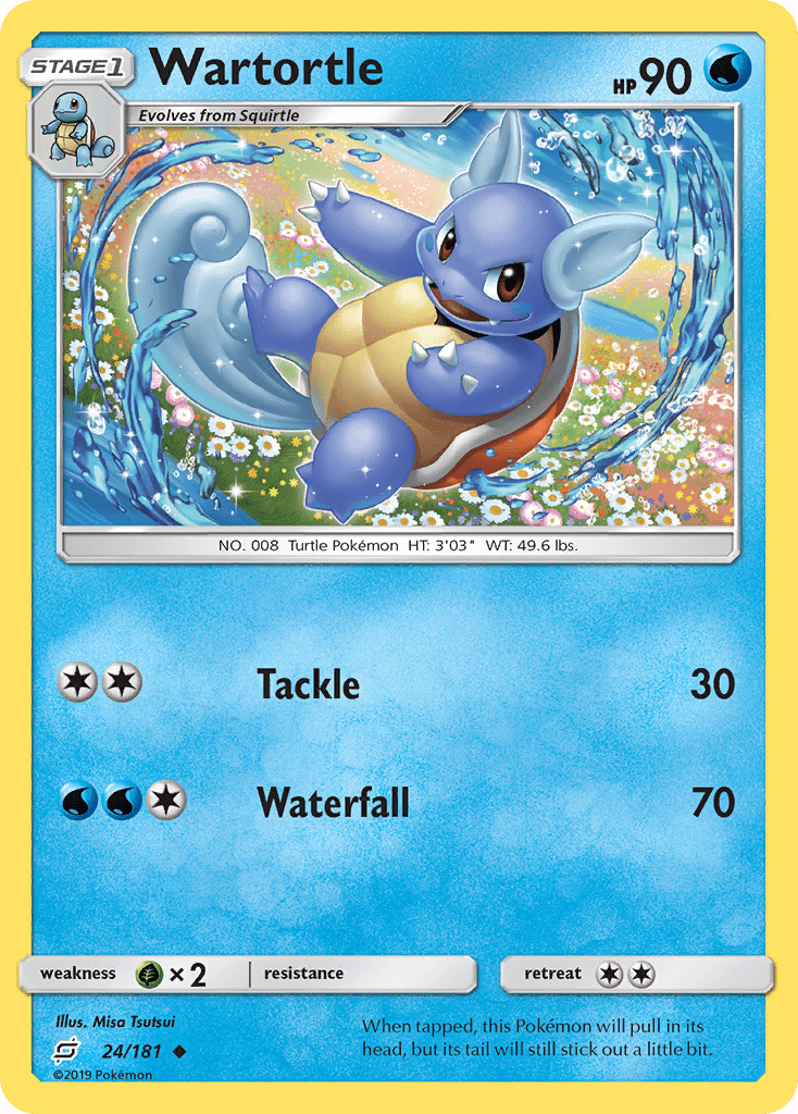 Wartortle (24/181) [Sun & Moon: Team Up] Pokemon Single Pokémon  | Multizone: Comics And Games