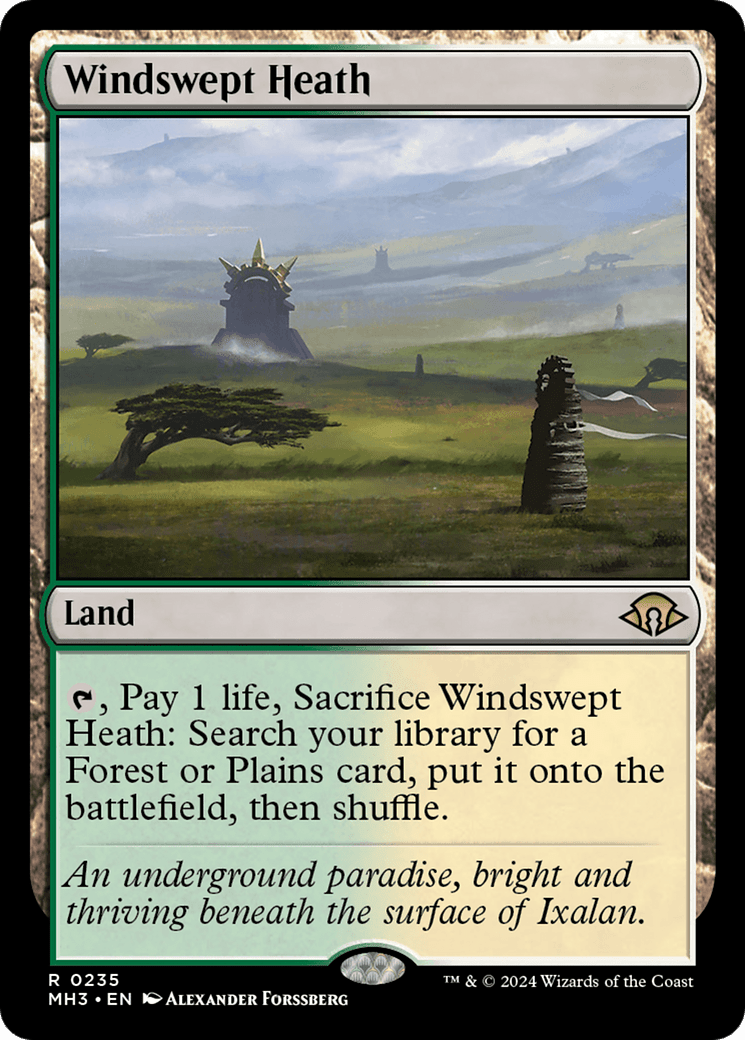 Windswept Heath [Modern Horizons 3] MTG Single Magic: The Gathering  | Multizone: Comics And Games