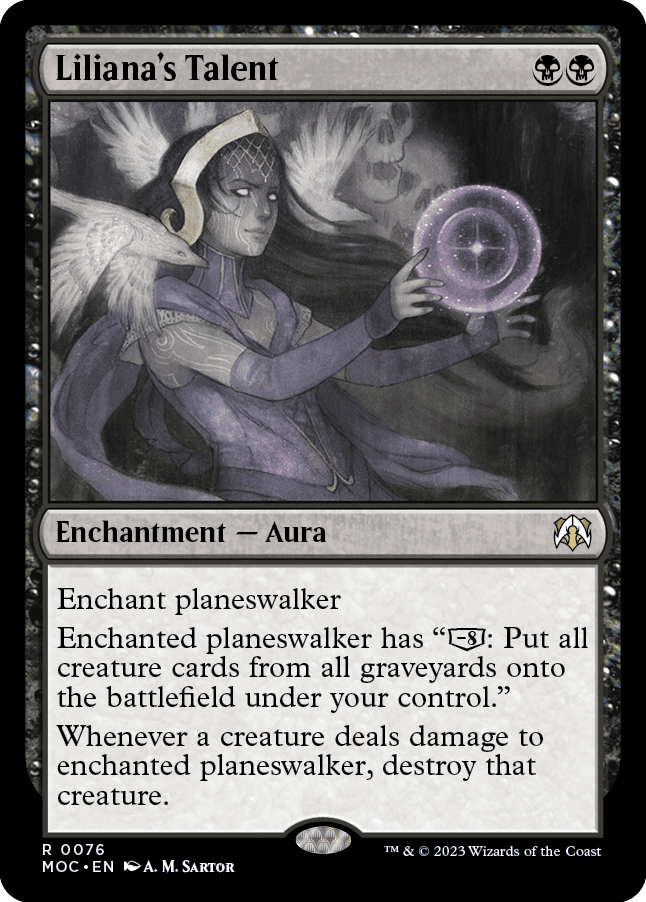 Liliana's Talent [March of the Machine Commander] MTG Single Magic: The Gathering  | Multizone: Comics And Games