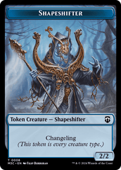 Shapeshifter (0008) (Ripple Foil) // Dragon Double-Sided Token [Modern Horizons 3 Commander Tokens] MTG Single Magic: The Gathering  | Multizone: Comics And Games