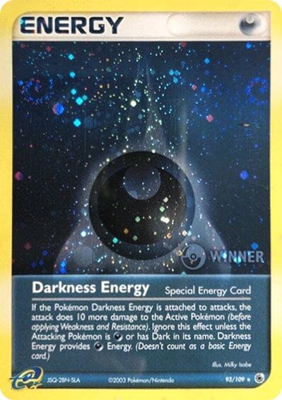 Darkness Energy (93/109) (Special) (Winner) [EX: Ruby & Sapphire] Pokemon Single Pokémon  | Multizone: Comics And Games