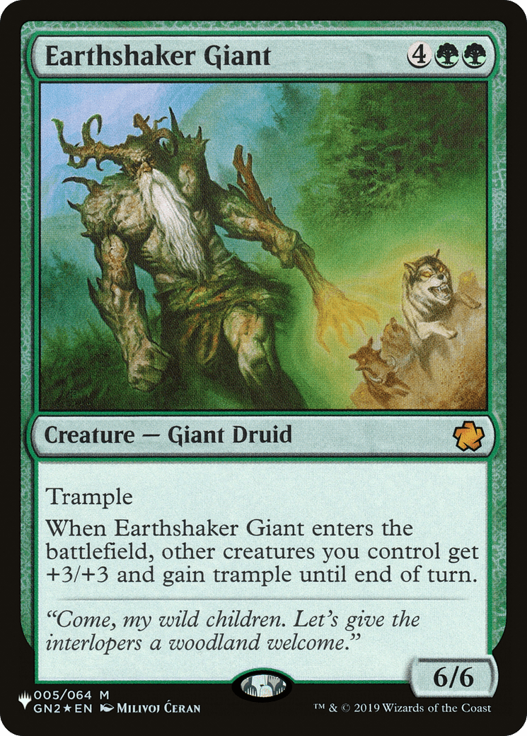 Earthshaker Giant [The List] MTG Single Magic: The Gathering  | Multizone: Comics And Games