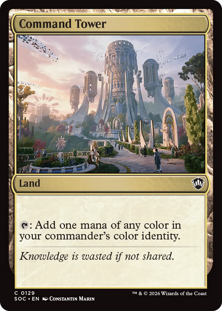 Command Tower [Secrets of Strixhaven Commander] MTG Single Magic: The Gathering  | Multizone: Comics And Games