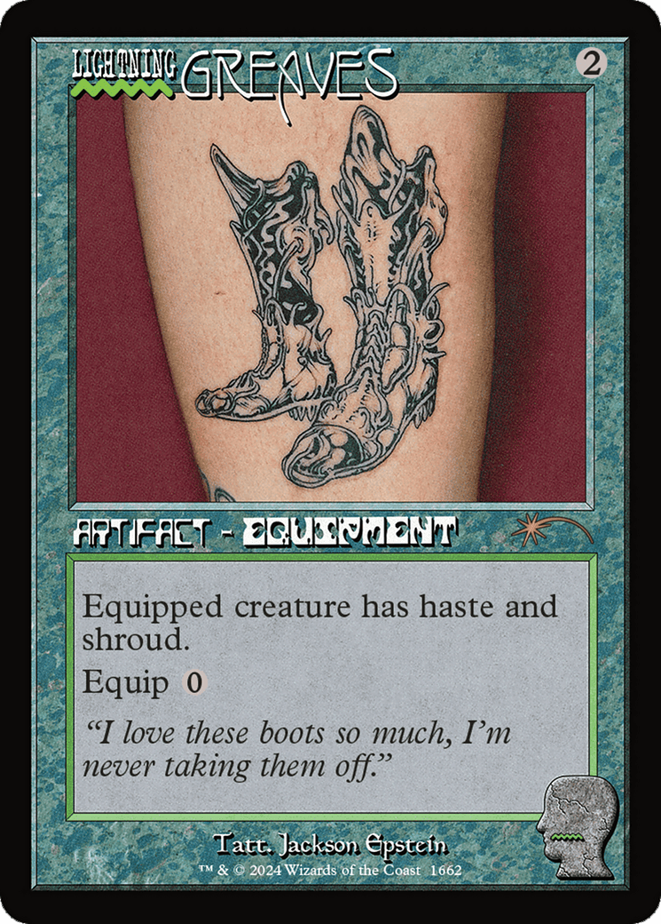 Lightning Greaves (1662) (Rainbow Foil) [Secret Lair Drop Series] MTG Single Magic: The Gathering  | Multizone: Comics And Games