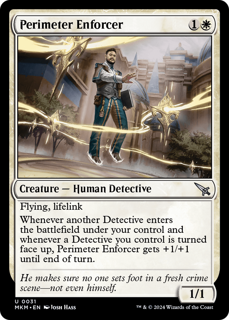 Perimeter Enforcer [Murders at Karlov Manor] MTG Single Magic: The Gathering  | Multizone: Comics And Games