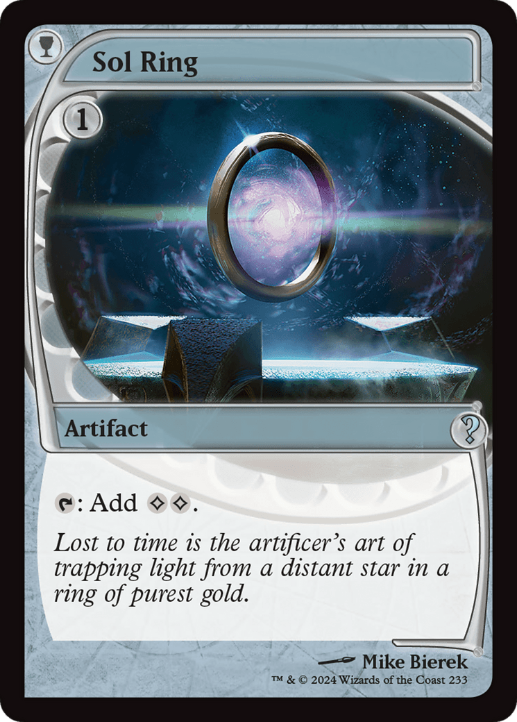 Sol Ring (Future Sight) [Mystery Booster 2] MTG Single Magic: The Gathering  | Multizone: Comics And Games