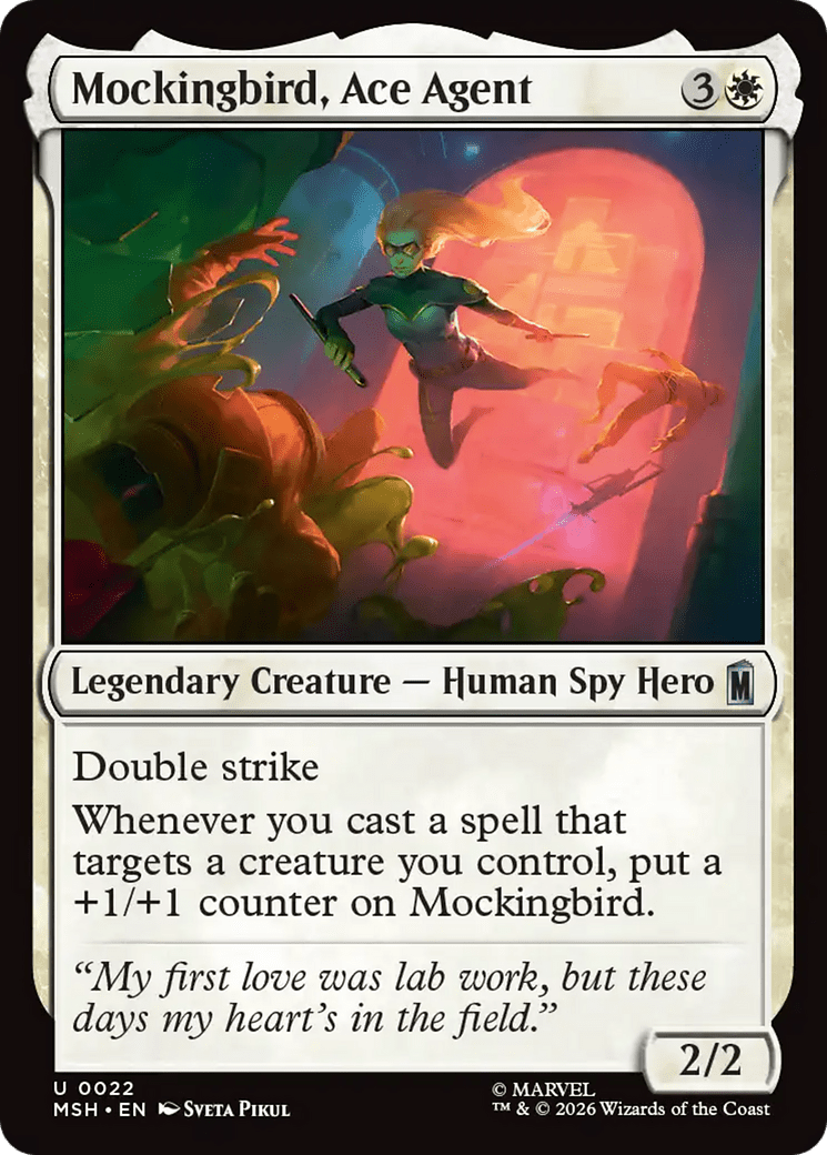 Mockingbird, Ace Agent [Marvel Super Heroes] MTG Single Magic: The Gathering  | Multizone: Comics And Games