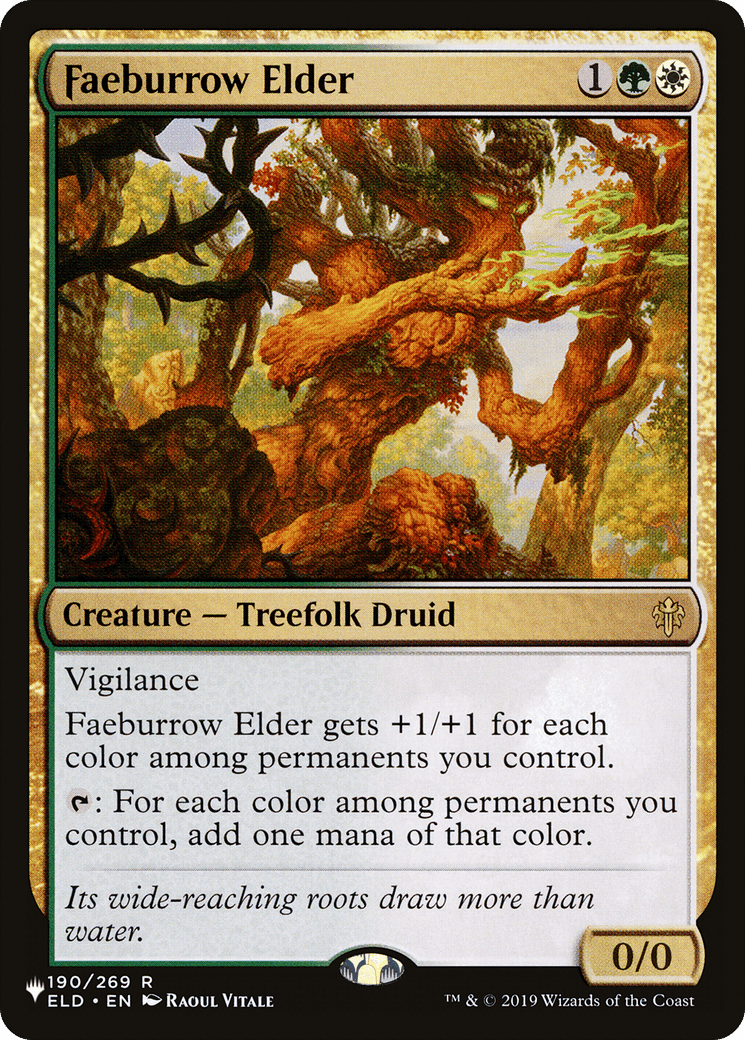 Faeburrow Elder [The List] MTG Single Magic: The Gathering  | Multizone: Comics And Games