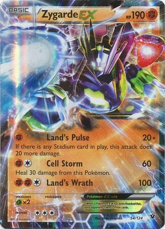 Zygarde EX (54/124) (Jumbo Card) [XY: Fates Collide] Pokemon Single Pokémon  | Multizone: Comics And Games