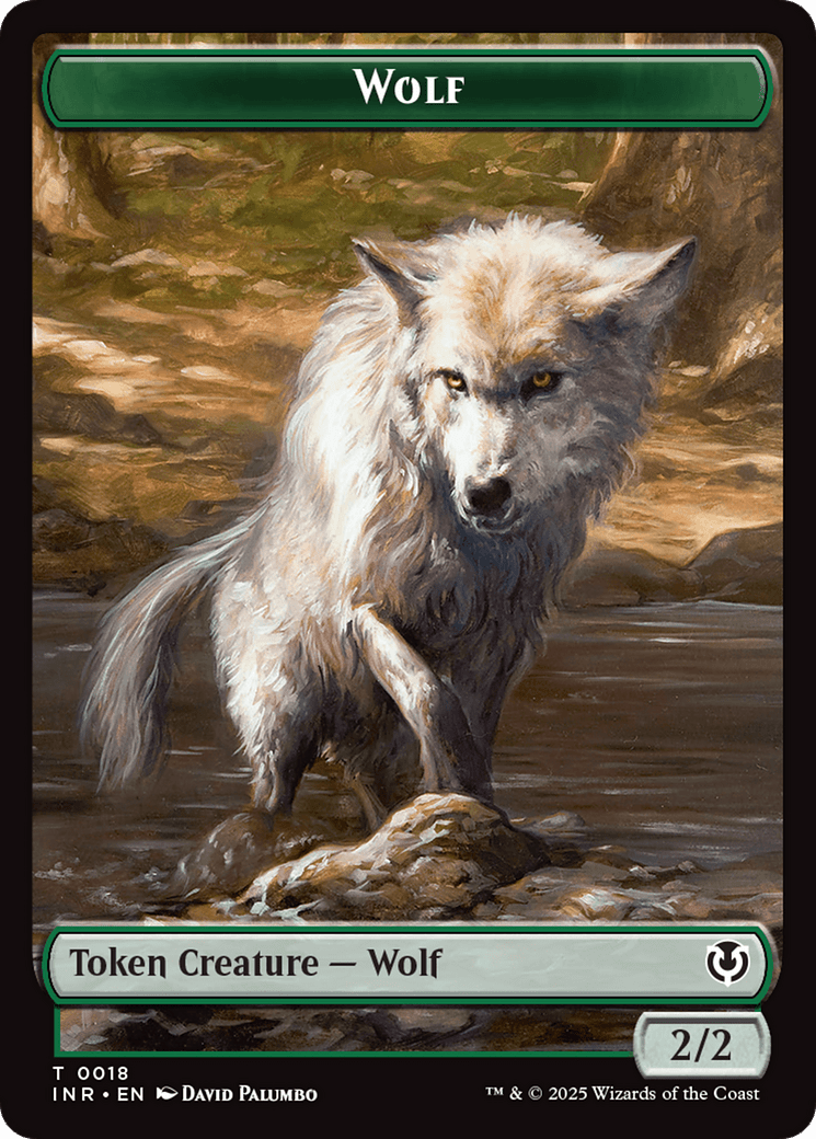 Wolf (0009) // Wolf (0018) Double-Sided Token [Innistrad Remastered Tokens] MTG Single Magic: The Gathering  | Multizone: Comics And Games