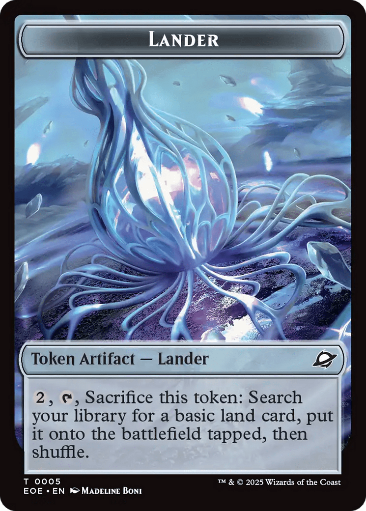 Drone // Lander (0005) Doubled-Sided Token [Edge of Eternities Tokens] MTG Single Magic: The Gathering  | Multizone: Comics And Games
