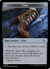 Thopter (0020) // Clue (0015) Double-Sided Token [Murders at Karlov Manor Tokens] MTG Single Magic: The Gathering  | Multizone: Comics And Games
