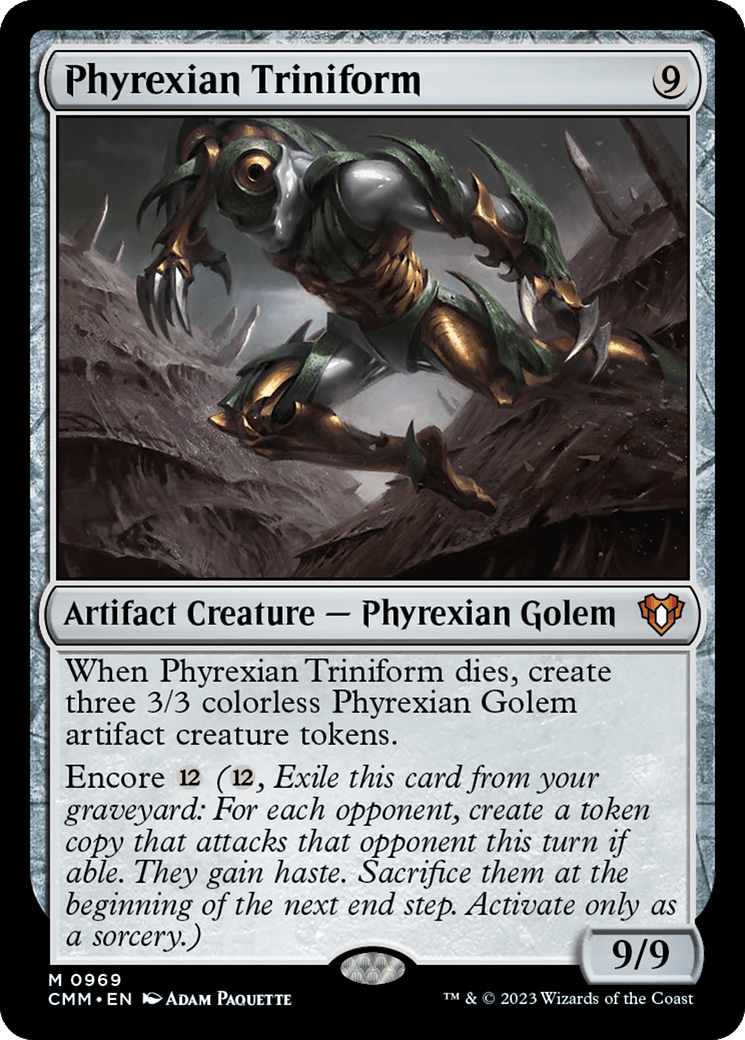 Phyrexian Triniform [Commander Masters] MTG Single Magic: The Gathering  | Multizone: Comics And Games