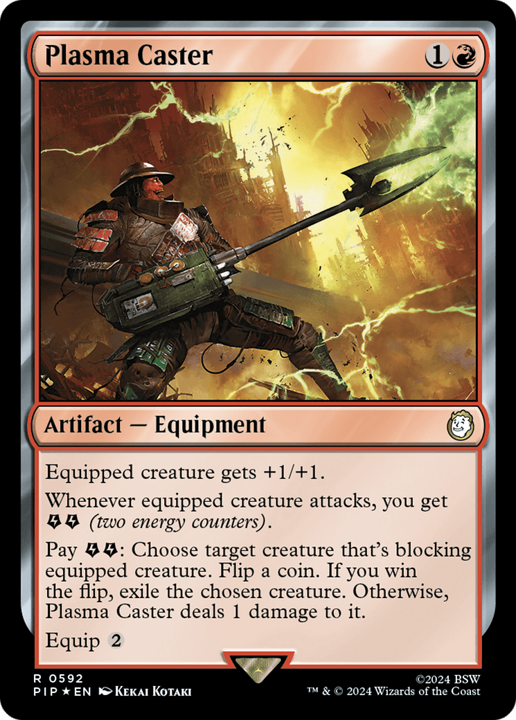 Plasma Caster (Surge Foil) [Fallout] MTG Single Magic: The Gathering  | Multizone: Comics And Games