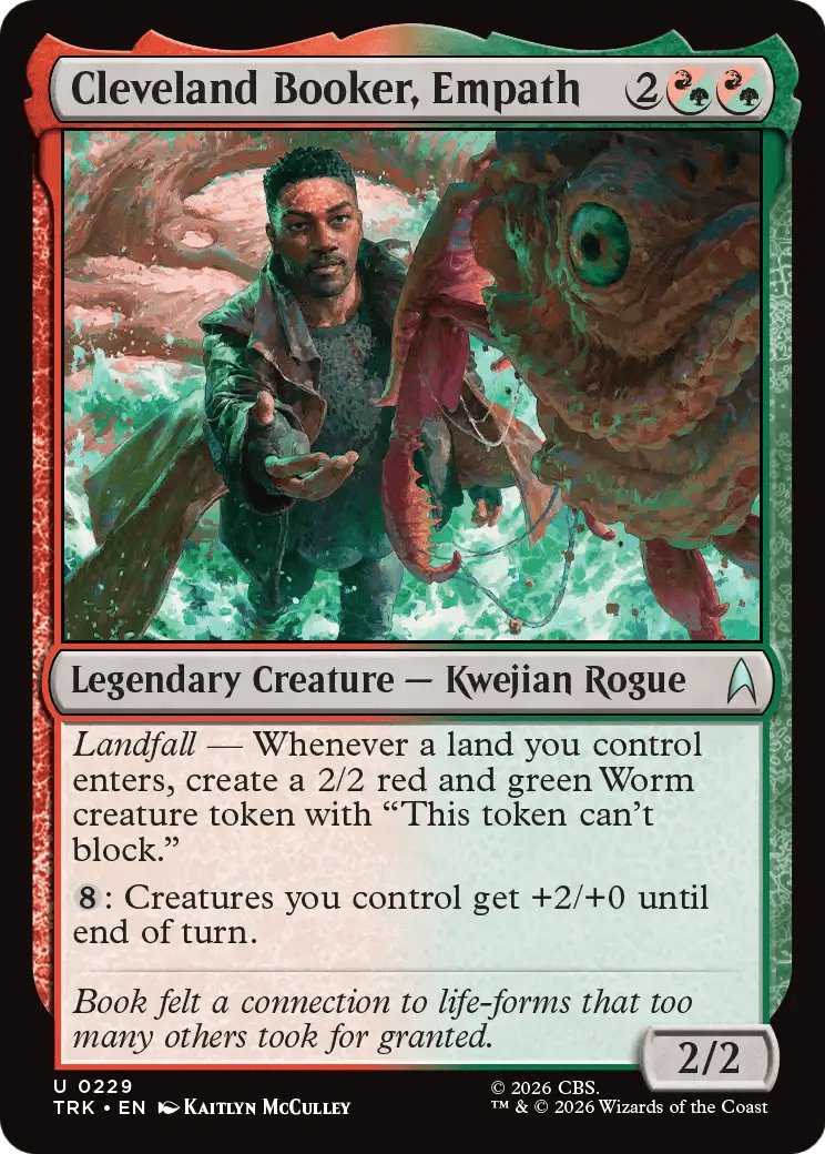 Cleveland Booker, Empath [Star Trek] MTG Single Magic: The Gathering  | Multizone: Comics And Games