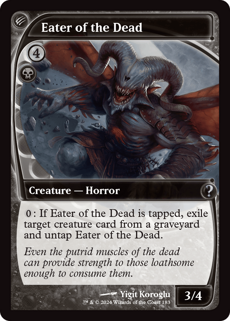 Eater of the Dead (Future Sight) [Mystery Booster 2] MTG Single Magic: The Gathering  | Multizone: Comics And Games