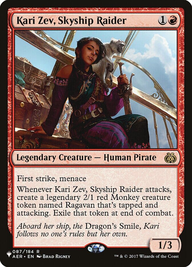 Kari Zev, Skyship Raider [The List] MTG Single Magic: The Gathering  | Multizone: Comics And Games