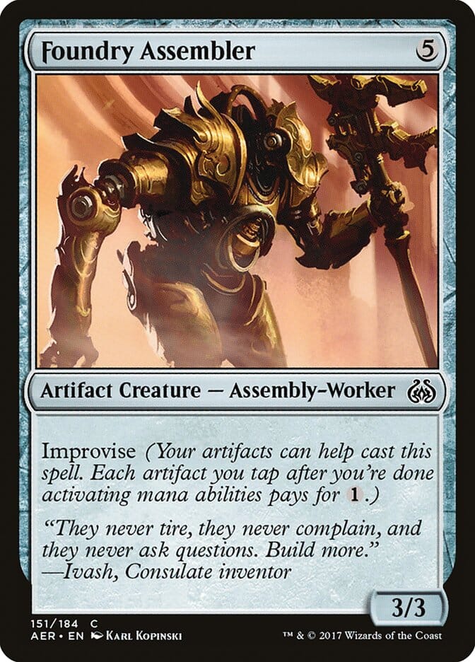 Foundry Assembler [Aether Revolt] MTG Single Magic: The Gathering  | Multizone: Comics And Games