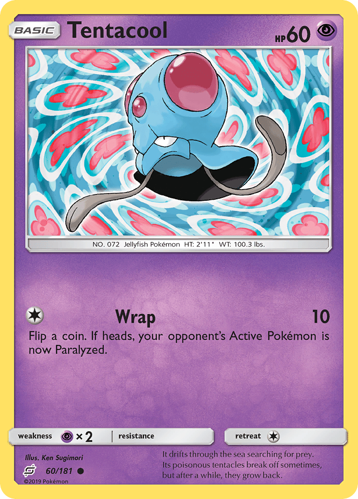 Tentacool (60/181) [Sun & Moon: Team Up] Pokemon Single Pokémon  | Multizone: Comics And Games