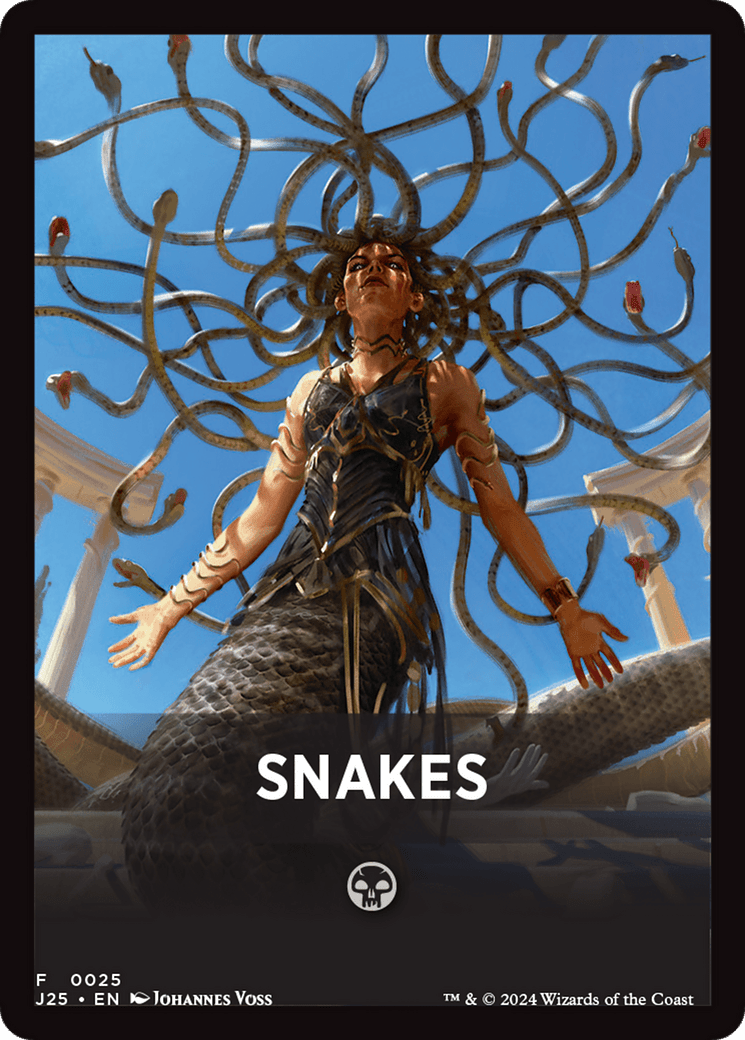 Snakes Theme Card [Foundations Jumpstart Front Cards] MTG Single Magic: The Gathering  | Multizone: Comics And Games