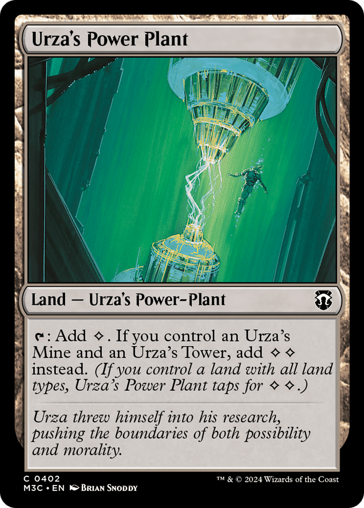 Urza's Power Plant (Ripple Foil) [Modern Horizons 3 Commander] MTG Single Magic: The Gathering  | Multizone: Comics And Games