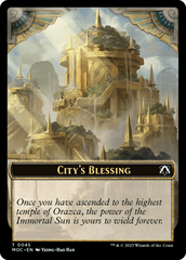 Butterfly // City's Blessing Double-Sided Token [March of the Machine Commander Tokens] MTG Single Magic: The Gathering  | Multizone: Comics And Games
