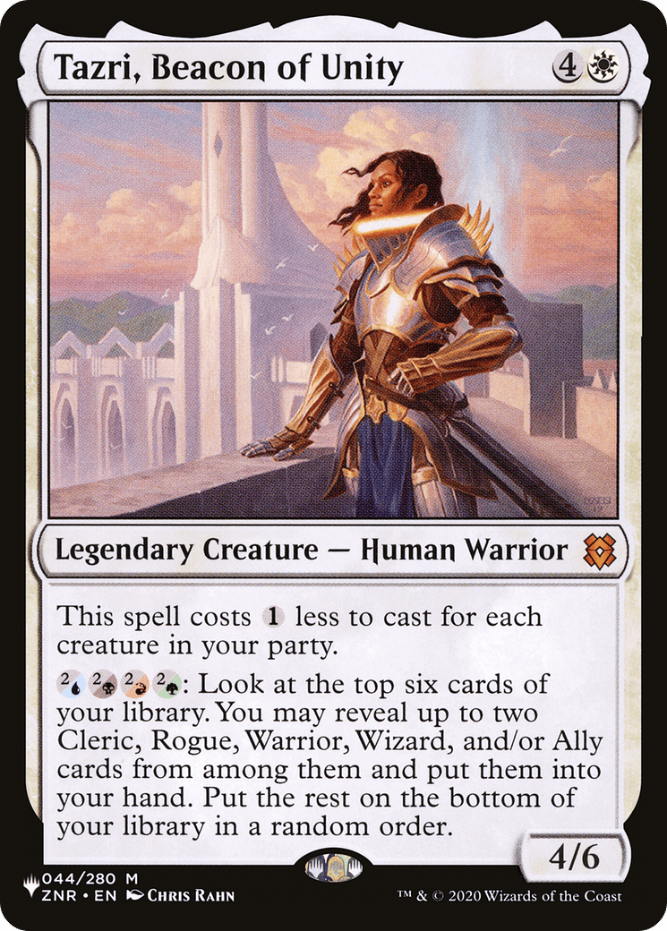 Tazri, Beacon of Unity (ZNR) [The List] MTG Single Magic: The Gathering  | Multizone: Comics And Games
