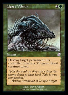 Beast Within (Timeshifted) [Time Spiral Remastered] MTG Single Magic: The Gathering  | Multizone: Comics And Games
