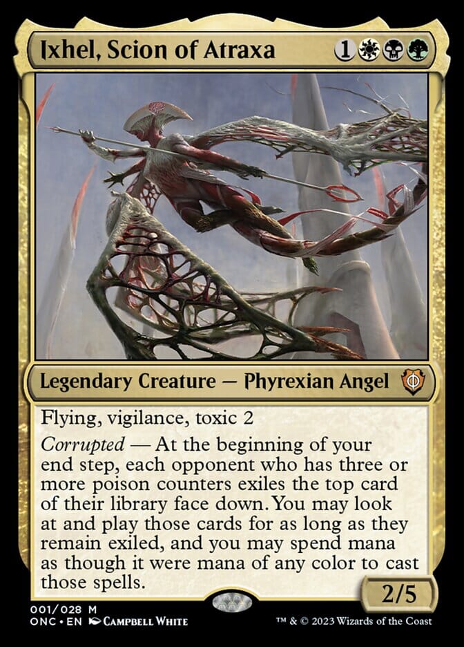 Ixhel, Scion of Atraxa [Phyrexia: All Will Be One Commander] MTG Single Magic: The Gathering  | Multizone: Comics And Games
