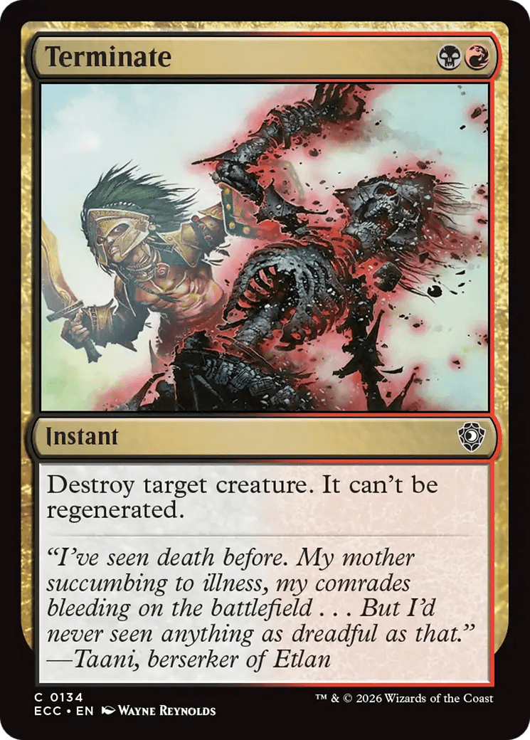 Terminate [Lorwyn Eclipsed Commander] MTG Single Magic: The Gathering  | Multizone: Comics And Games