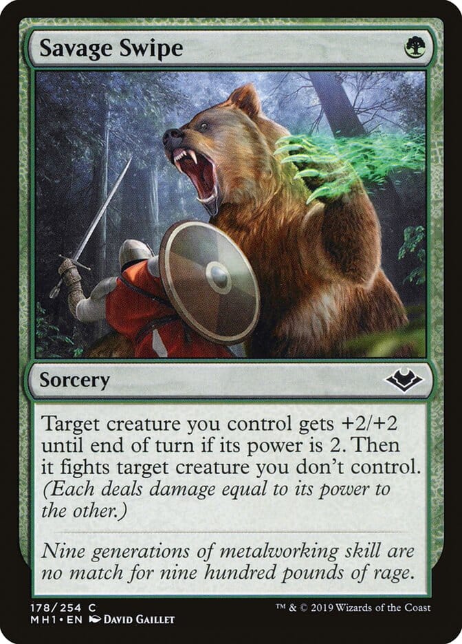 Savage Swipe [Modern Horizons] MTG Single Magic: The Gathering  | Multizone: Comics And Games